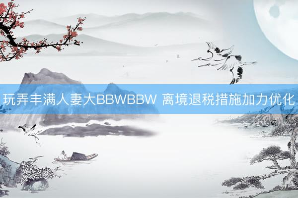 玩弄丰满人妻大BBWBBW 离境退税措施加力优化