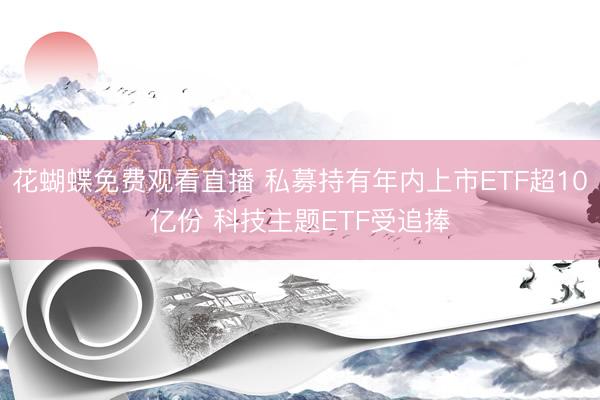 花蝴蝶免费观看直播 私募持有年内上市ETF超10亿份 科技主题ETF受追捧