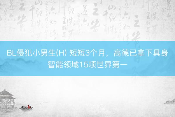 BL侵犯小男生(H) 短短3个月，高德已拿下具身智能领域15项世界第一